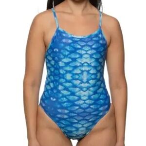 Jolyn - Tie-Back One Piece Jackson Suit in Reppy  Print, Size 34, Never Used